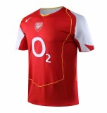 2004-2005 Arsenal Home Fans 1:1 Quality Retro Soccer Jersey