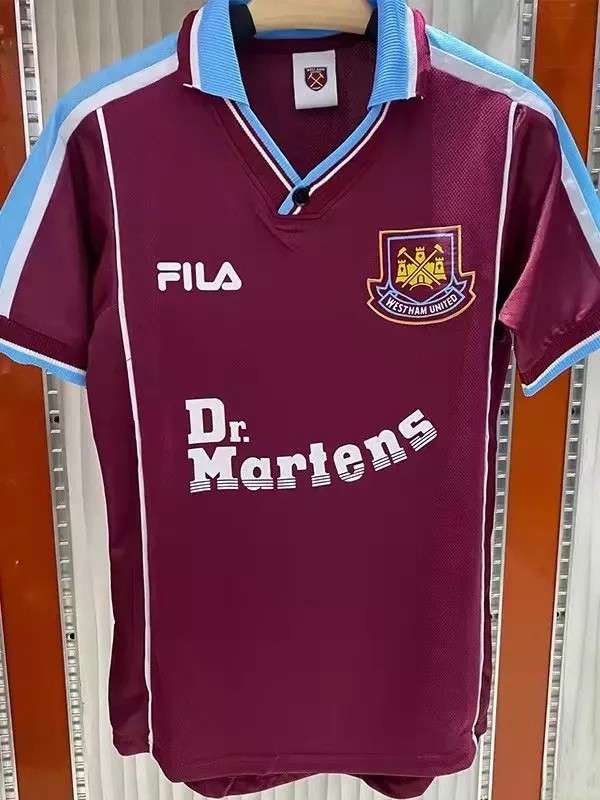 1999-2001 Retro West Ham Home 1:1 Quality Soccer Jersey
