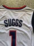 NCAA University of Gonzaga #1 white university Jersey 1:1 Quality