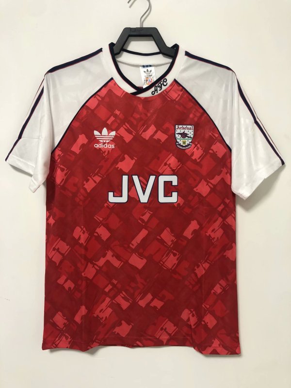 1990-1992 Arsenal Home 1:1 Quality Retro Soccer Jersey