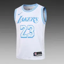 NBA Laker white James No.23 1:1 Quality