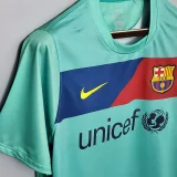 2010-2011 Retro Barcelona Away Green 1:1 Quality Soccer Jersey