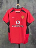 2002-2004 Manchester United Home 1:1 Quality Retro Soccer Jersey