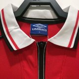 1998 Manchester united Home 1:1 Quality Retro Soccer Jersey