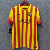 2013-2014 Retro Barcelona Away Yellow 1:1 Quality Soccer Jersey