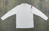 2006 England Home Long sleeve 1:1 Quality Retro Soccer Jersey