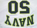 NBA Spurs #50 Admiral David Robinson high school Vintage best Mesh Jersey white 1:1 Quality