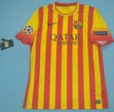 2013-2014 Retro Barcelona Away Yellow 1:1 Quality Soccer Jersey
