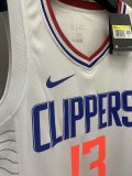 NBA Clipper away 【customized】George No.13 1:1 Quality