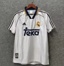 1998-2000 Real Madrid Home 1:1 Quality Retro Soccer Jersey
