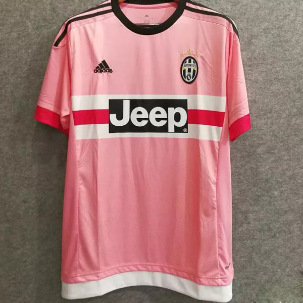 2015/2016 Retro Juventus Away Pink 1:1 Quality Soccer Jersey