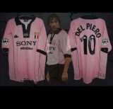 1997-1998 Juventus Away 1:1 Quality Retro Soccer Jersey