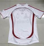 2006/2007 AC Milan Away White 1:1 Quality Retro Soccer Jersey