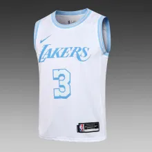 NBA Laker white Davis No.3 1:1 Quality