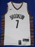 NBA Nets 7 city version white 1:1 Quality