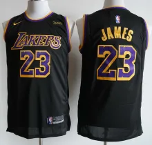NBA Lakers #23 James achievement black 1:1 Quality