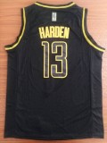 NBA Rocket 13 black gold 1:1 Quality