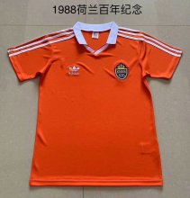 1988 Netherlands 100 years Commemorative Edition 1:1 Quality Retro Soccer Jersey