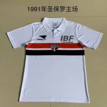1991 Sao Paulo Home 1:1 Quality Retro Soccer Jersey