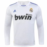 2010-2011 Retro Real Madrid Home Long Sleeve 1:1 Quality Soccer Jersey