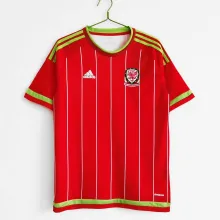 2015-2016 Wales Home 1:1 Quality Retro Soccer Jersey