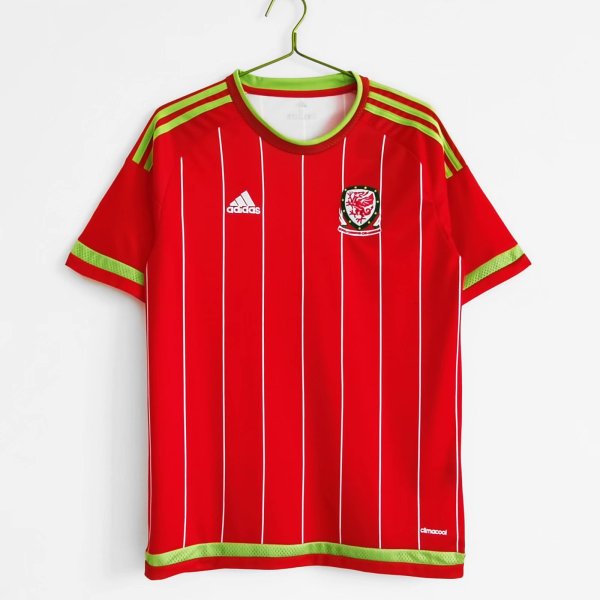 2015-2016 Wales Home 1:1 Quality Retro Soccer Jersey