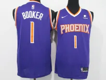 NBA New Suns #1 Booker purple 1:1 Quality