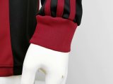 2009/2010 AC Milan Home Long Sleeve 1:1 Quality Retro Soccer Jersey