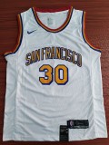NBA Warriors 30 white new season 1:1 Quality