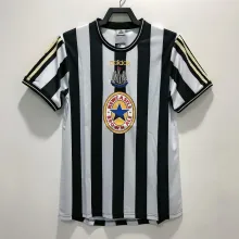 1997 1998 1999 Newcastle Home Fans 1:1 Quality Retro Soccer Jersey