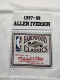 1997-1998 NBA 76ers Lverson white classic Mesh Jersey 1:1 Quality