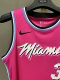 NBA Heat Pink Wade No. 3 1:1 Quality