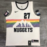 NBA Nuggets black 27 Jamal Murray with chip 1:1 Quality