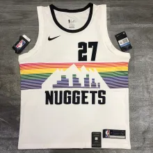 NBA Nuggets black 27 Jamal Murray with chip 1:1 Quality