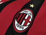 2009/2010 AC Milan Home Long Sleeve 1:1 Quality Retro Soccer Jersey