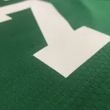 NBA Celtics Retro Green No.7 Jerome Brown with chip 1:1 Quality
