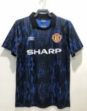 1993 Manchester United Away 1:1 Quality Retro Soccer Jersey