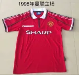 1998 Manchester united Home 1:1 Quality Retro Soccer Jersey