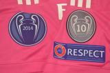 2014-2015 Retro Real madrid Away Pink 1:1 Quality Soccer Jersey