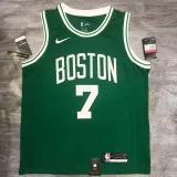 NBA Celtics Retro Green No.7 Jerome Brown with chip 1:1 Quality