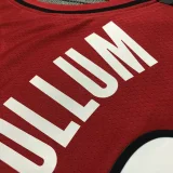 Trail Blazers McCOLLUM #３Jordan Red Top Quality Hot Pressing NBA 1:1 Quality