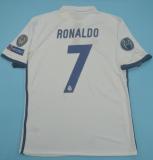 2016-2017 Retro Real Madrid Home 1:1 Quality Soccer Jersey