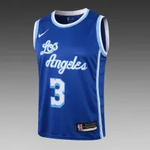 NBA retro Laker Davis No.3 1:1 Quality
