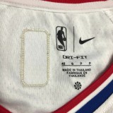 NBA Clippers LEONARD #2 White 75th Anniversary Top Quality Hot Pressing 1:1 Quality
