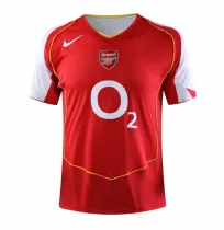 2004-2005 Arsenal Home Fans 1:1 Quality Retro Soccer Jersey