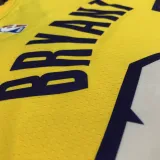 NBA Laker's Retro yellow v-leader Sucheng city version 24 Kobe with chip 1:1 Quality