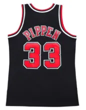 NBA Mitchell & Ness bull 33 black 1:1 Quality