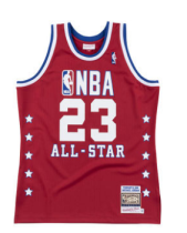 NBA Mitchell & Ness Jordan#23 all star 1:1 Quality