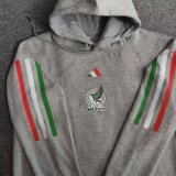 22/23 Mexico Grey Hoody 1:1 Quality Soccer Jersey