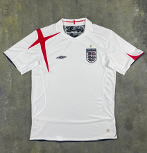 2006 England Home 1:1 Retro Soccer Jersey